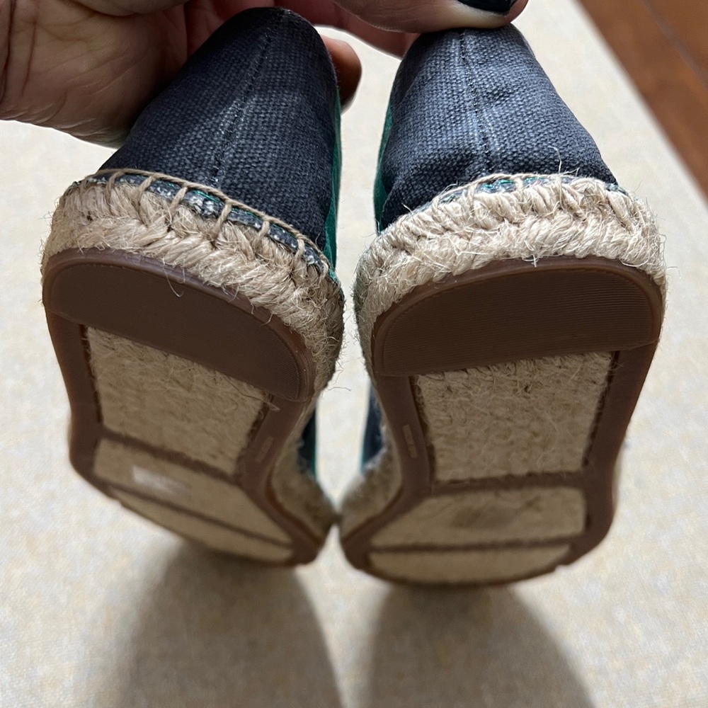 ❤️J Crew Espadrilles Women Striped Canvas Slip On - Picture 8 of 8